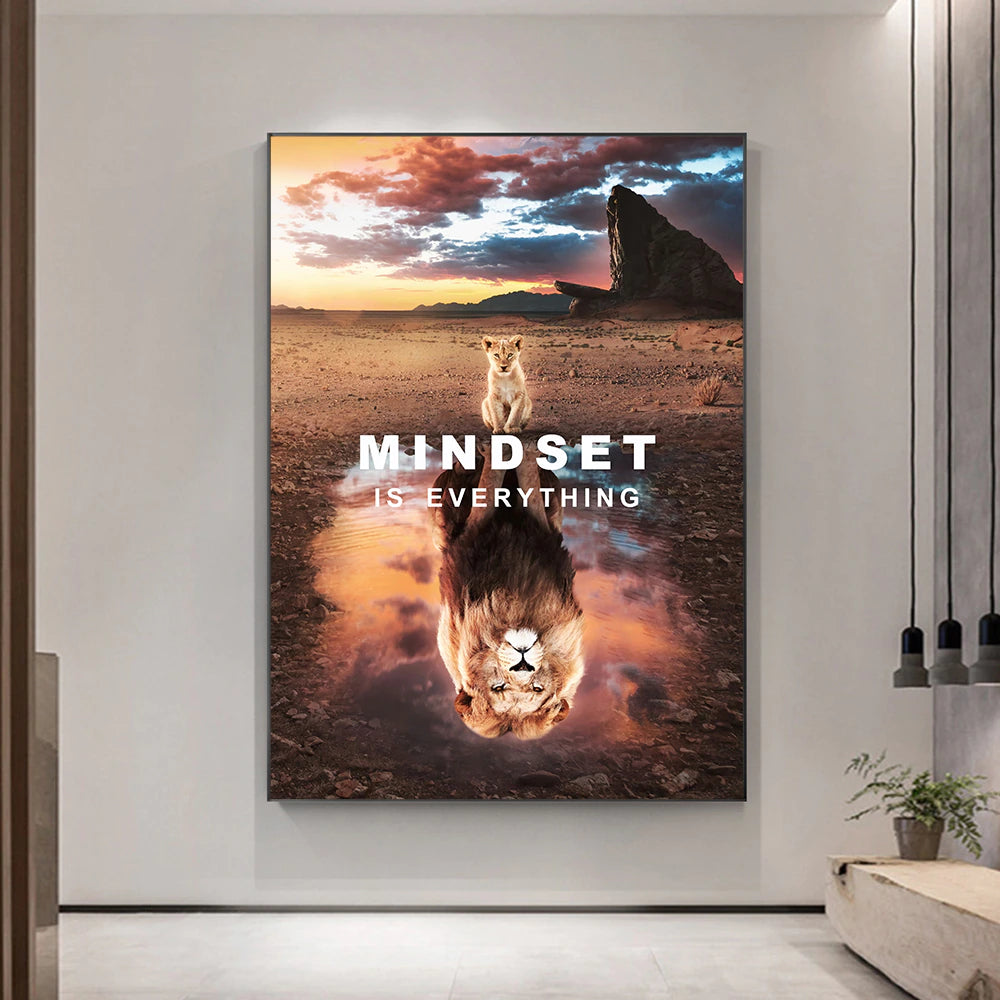 Mindset Is Everything Lion