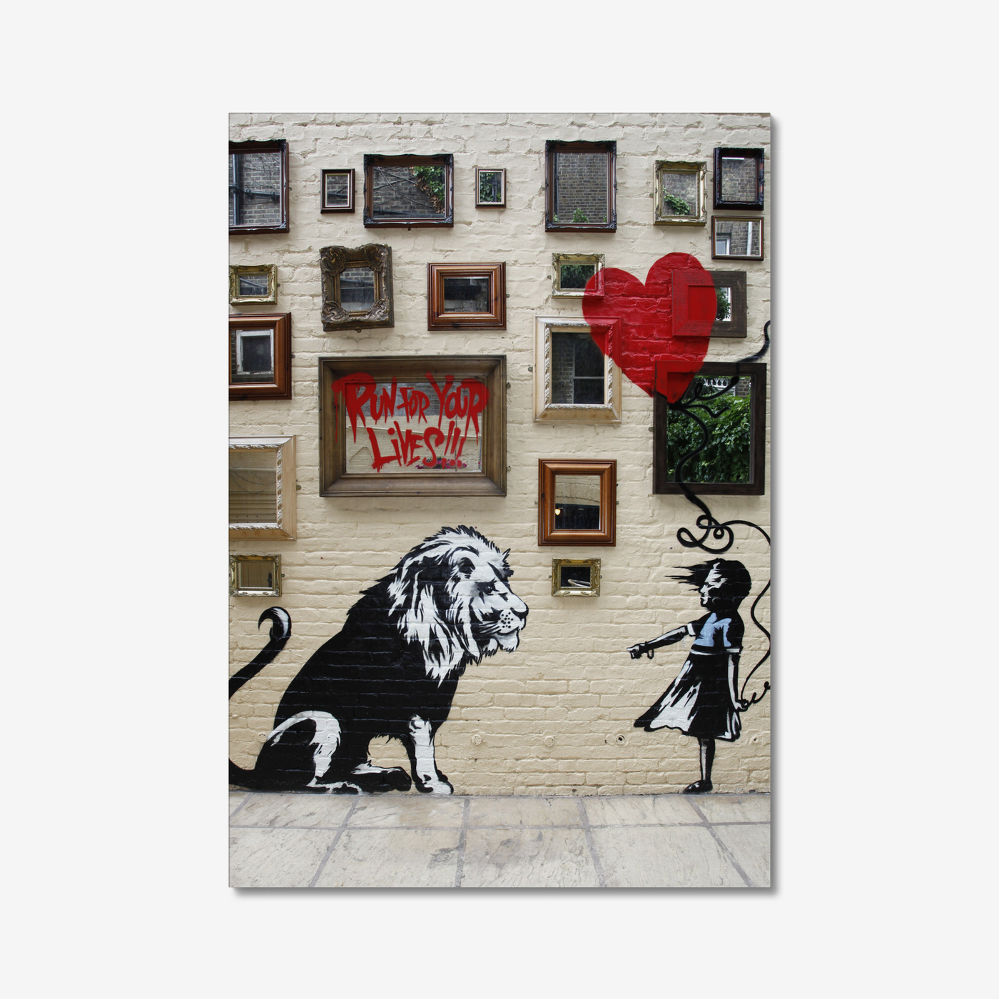 BANKSY GIRL WITH LION