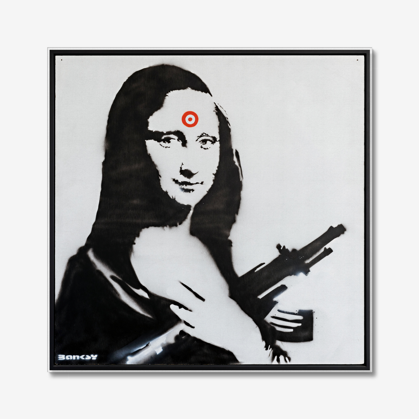 BANKSY MONALISA TARGET