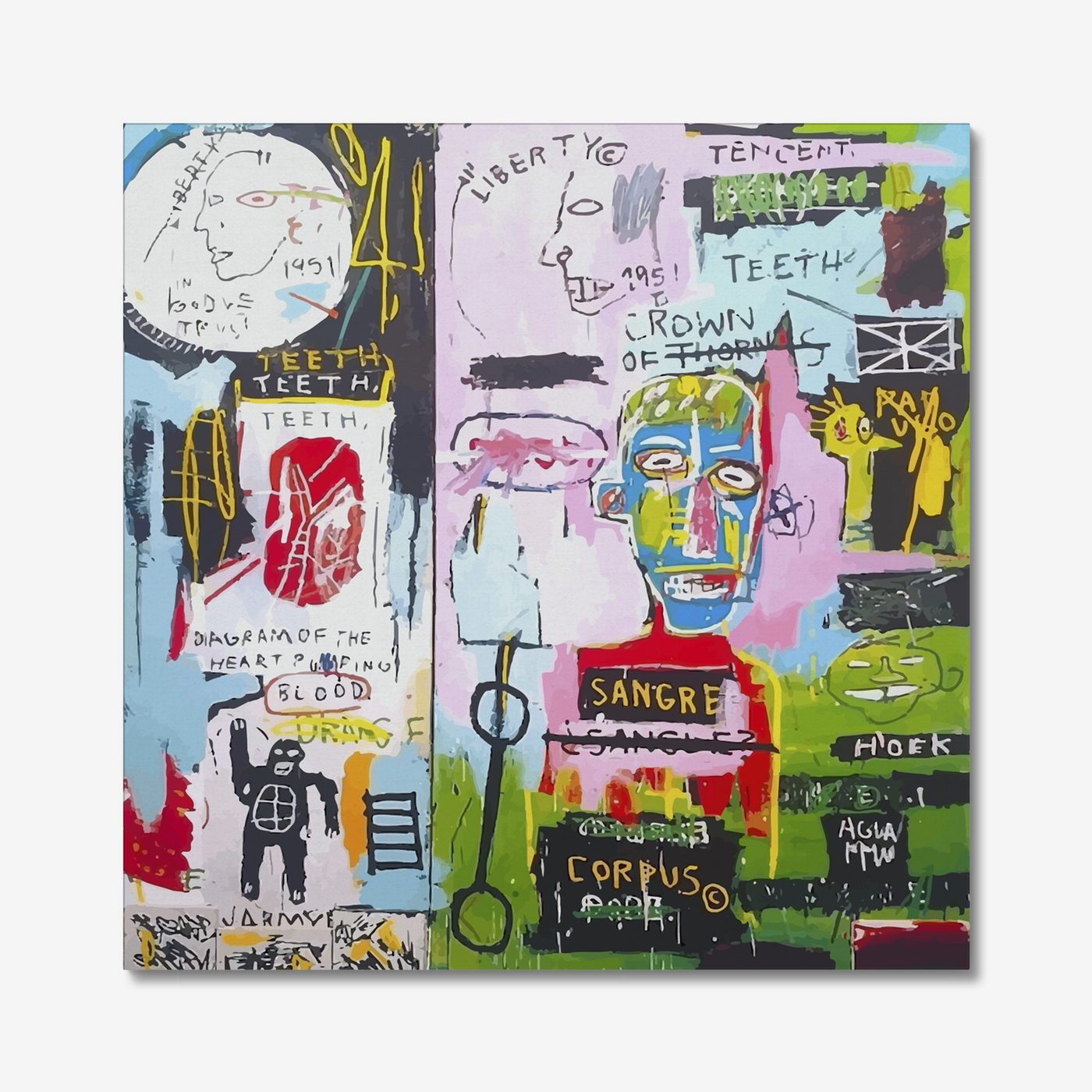 ITALIAN BASQUIAT ART